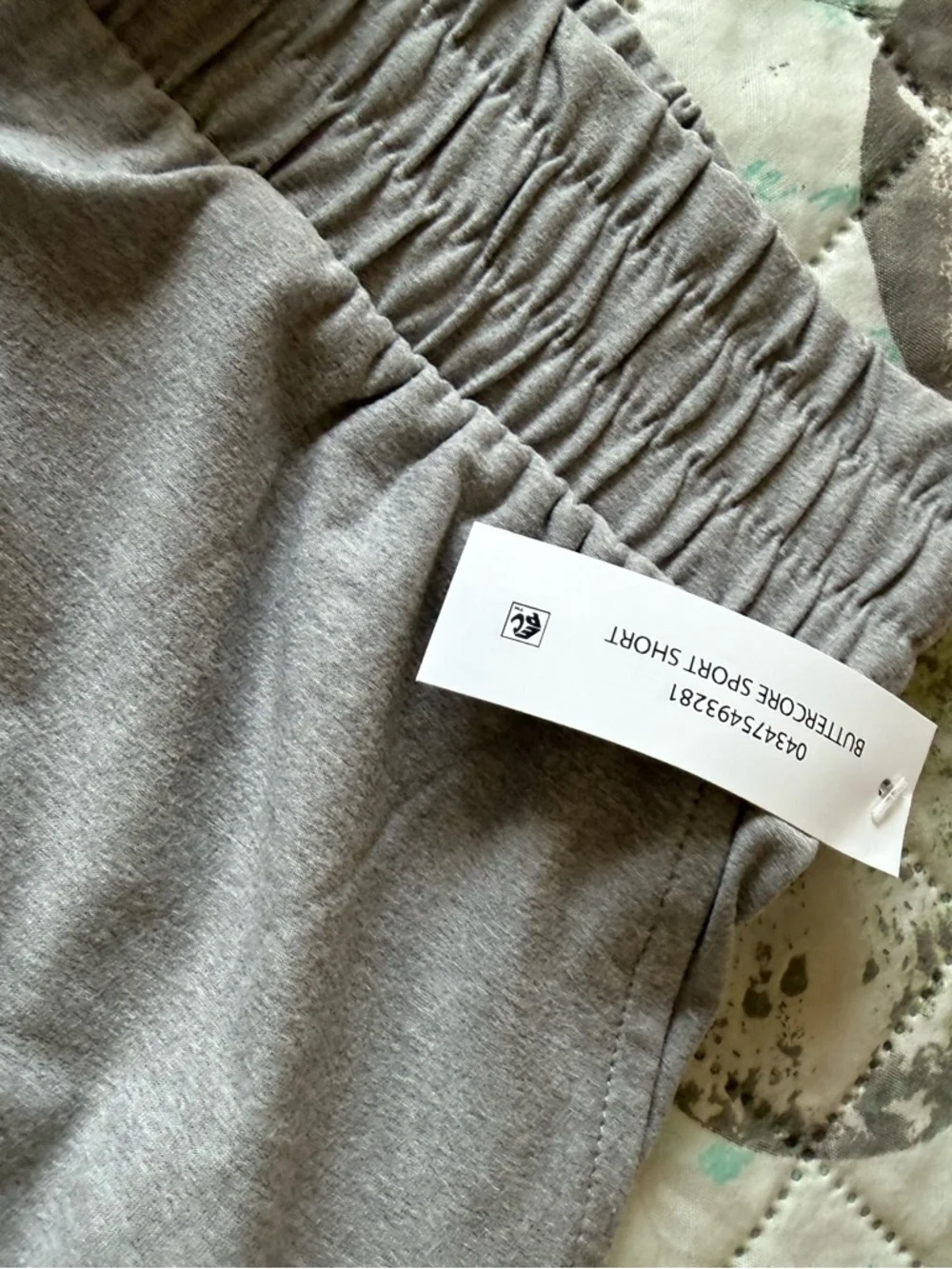 NWT Buttercore Elastic Waist Shorts Set - Black & Light Gray - Picture 10 of 15